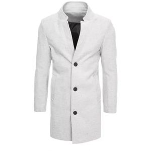 Pánský jednořadý elegantní kabát MARCO šedá vyobraziť