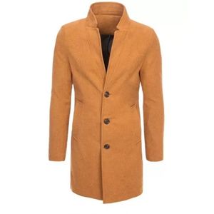 Pánsky jednoradový elegantný kabát MARCO karamelová vyobraziť