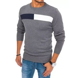 Pánsky zimné sveter pruhovaný STRIPE šedá vyobraziť