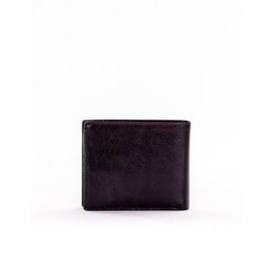 Čierna malá pánska kožená peňaženka vyobraziť