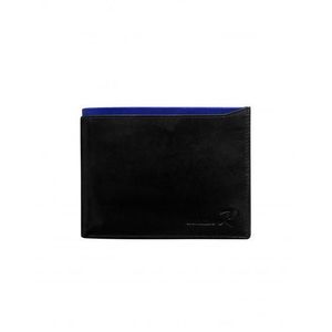 Pánska horizontálna peňaženka s modrým modulom vyobraziť