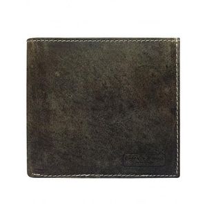 Pánska hnedá kožená otvorená peňaženka vyobraziť