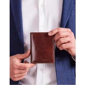 Pánska kožená peňaženka - Hnedá vyobraziť