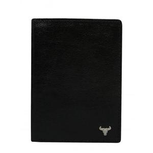 Pánska vertikálna kožená peňaženka čierna vyobraziť