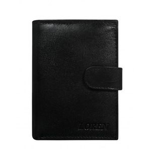 Pánska čierna kožená peňaženka vyobraziť