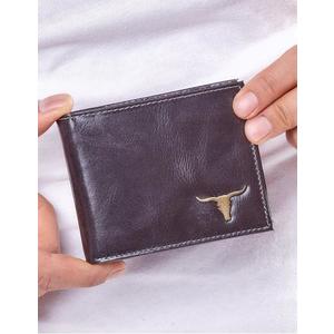 Čierna kožená pánska peňaženka vyobraziť