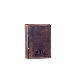 Hnedá pánska peňaženka z pravej kože vyobraziť