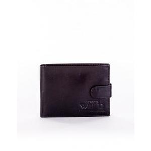 Čierna pánska peňaženka s chlopňou vyobraziť