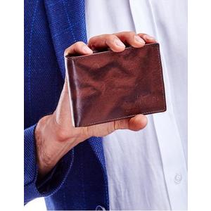 Hnedá tienená peňaženka pre mužov vyobraziť