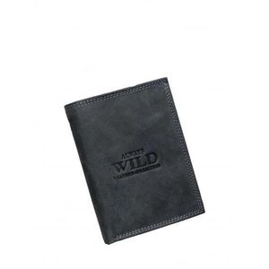 Pánska peňaženka zo sivej nubukovej kože vyobraziť