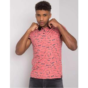 Pánske polo tričko Joshua s koralovým vzorom vyobraziť