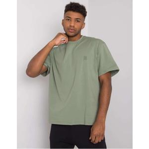 Pánske bavlnené tričko Archer LIWALI v khaki farbe vyobraziť