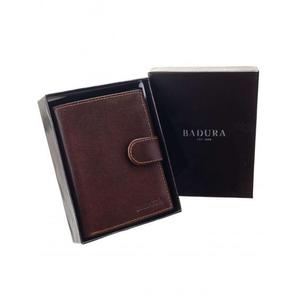 Hnedá pánska peňaženka z prírodnej kože BADURA vyobraziť