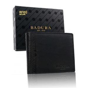 Čierna horizontálna pánska peňaženka BADURA vyobraziť