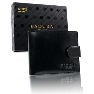 Pánska kožená peňaženka BADURA Black vyobraziť