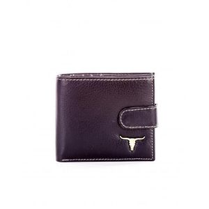 Pánska peňaženka z pravej kože čierna so zapínaním vyobraziť