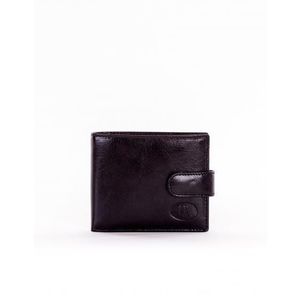 Malá pánska kožená peňaženka so sponou vyobraziť