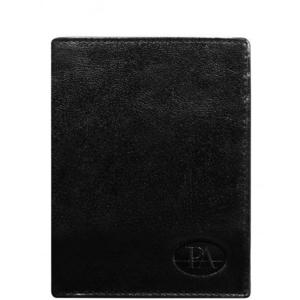 Čierna klasická pánska kožená peňaženka vyobraziť