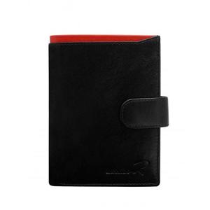 Pánska kožená peňaženka s červenou vložkou vyobraziť