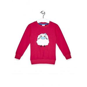 Ružové dievčenské tričko s ovečkami vyobraziť