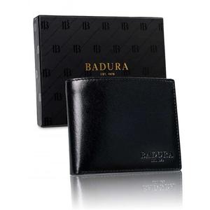Čierna kožená pánska peňaženka BADURA vyobraziť