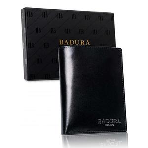 Čierna vertikálna pánska peňaženka BADURA vyobraziť