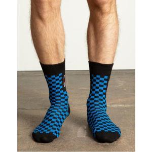Modro-čierne kockované pánske ponožky vyobraziť
