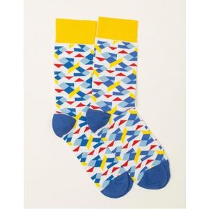Pánske ponožky s geometrickým vzorom vyobraziť