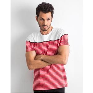 Pánske červeno-biele pruhované tričko vyobraziť