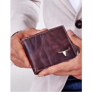 Hnedá pánska kožená peňaženka vyobraziť