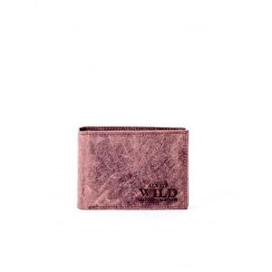 Hnedá pánska peňaženka s odreninami vyobraziť
