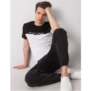 Čierno-biele pánske tričko Morris LIWALI vyobraziť
