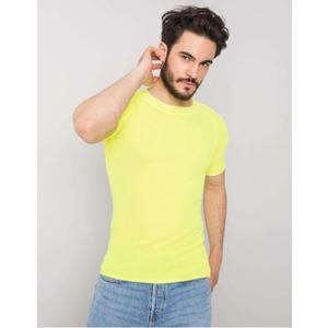 Pánska fluo žltá pletená košeľa Elliott vyobraziť