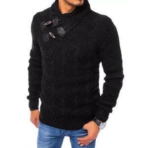 Pánsky zimný vzorovaný sveter LANDER čierna vyobraziť