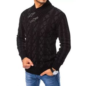 Pánsky zimný vzorovaný sveter MARC čierna vyobraziť