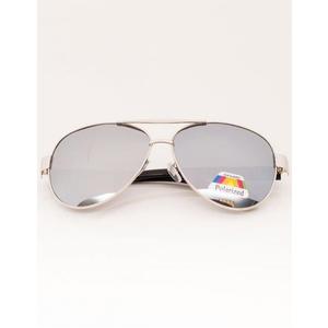 Polarizačné slnečné okuliare Silver Aviators pre pilotov vyobraziť
