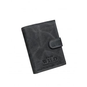 Čierna pánska kožená peňaženka vyobraziť