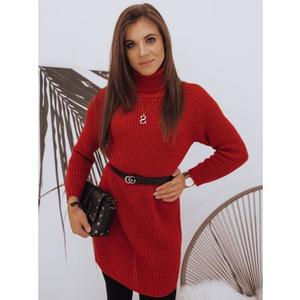 Dámske elegantný sveter LIRA červená vyobraziť
