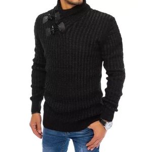 Pánsky elegantný sveter zateplený DARKO čierna vyobraziť