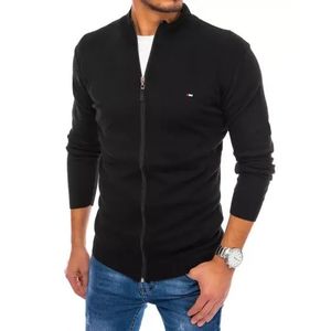 Pánsky sveter na zips ZIPPER čierny vyobraziť