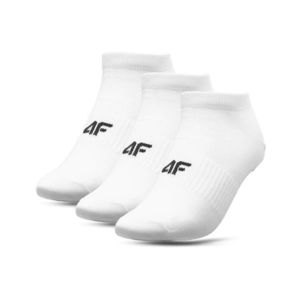 4F biele pánske ponožky vyobraziť