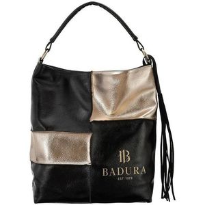 čierno-zlatá shopper kabelka Badura vyobraziť