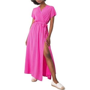 Ružové dámske maxi šaty vyobraziť