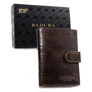 Hnedá pánska peňaženka s patentkou Badura vyobraziť