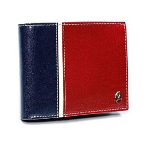 Rovicky červeno-modrá pánska peňaženka vyobraziť