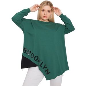 Zelené asymetrické tričko brooklyn vyobraziť