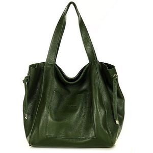 Marco mazzini zelená priestranná shopper bag s vreckom vyobraziť