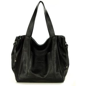 Marco mazzini čierna priestranná shopper bag s vreckom vyobraziť