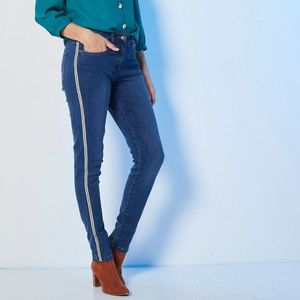 džínsovo modrá-zlatá vyobraziť
