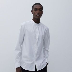 Reserved - Košeľa slim fit z organickej bavlny - Biela vyobraziť